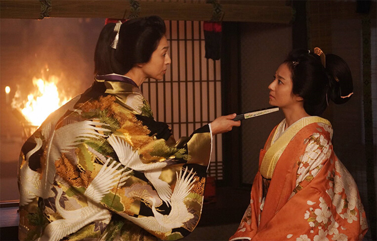 Một cảnh trong phim “Ooku” của đài Fuji.